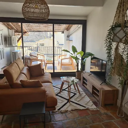 Ni'Douillet-P3 Terrasse Et Climatise-Coeur De Ville Nîmes Buitenkant foto
